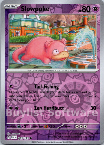 Slowpoke [085/193] [Paldea Evolved] Reverse Holofoil