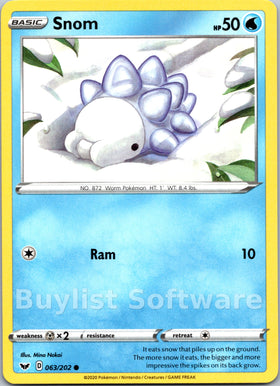 Snom [063/202] [Sword & Shield Base Set]