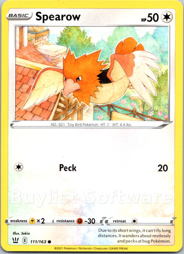 Spearow [111/163] [Battle Styles]