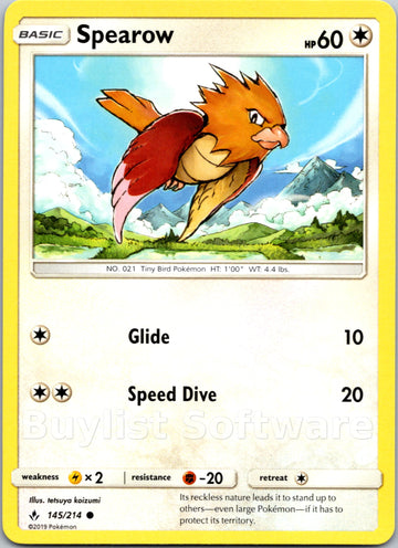 Spearow [145/214] [Unbroken Bonds]