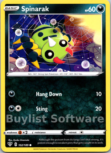 Spinarak [102/189] [Darkness Ablaze]