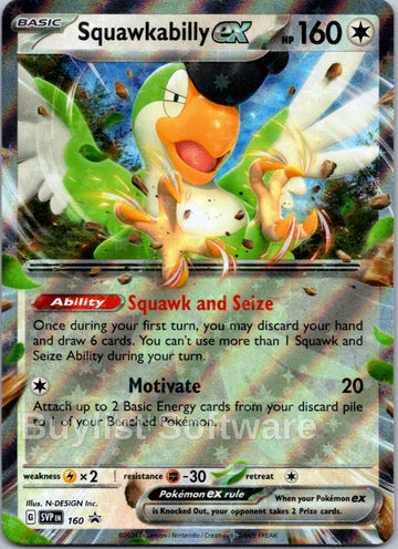 Squawkabilly ex [160] [Scarlet & Violet Promo Cards] Holofoil