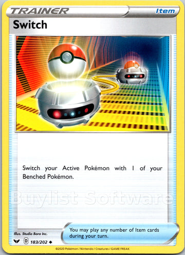 Switch [183/202] [Sword & Shield Base Set]