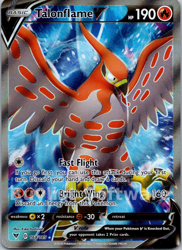 Talonflame V [168/185] [Vivid Voltage] Holofoil