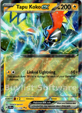 Tapu Koko ex [051/159] [Journey Together] Holofoil