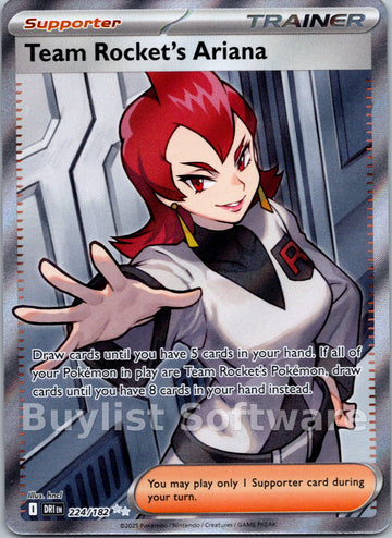 Team Rocket's Ariana [224/182] [Destined Rivals] Holofoil