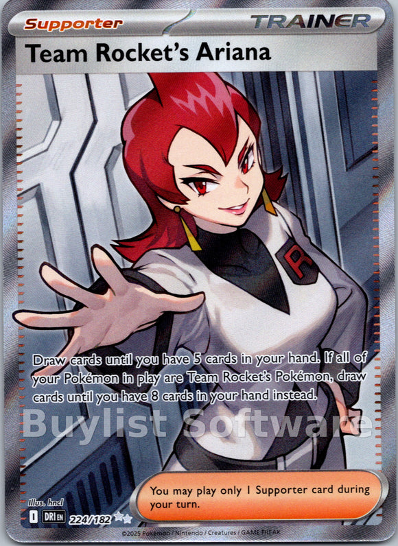 Team Rocket's Ariana [224/182] [Destined Rivals] Holofoil