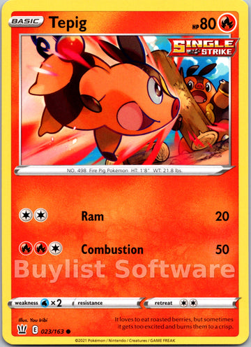 Tepig [023/163] [Battle Styles]