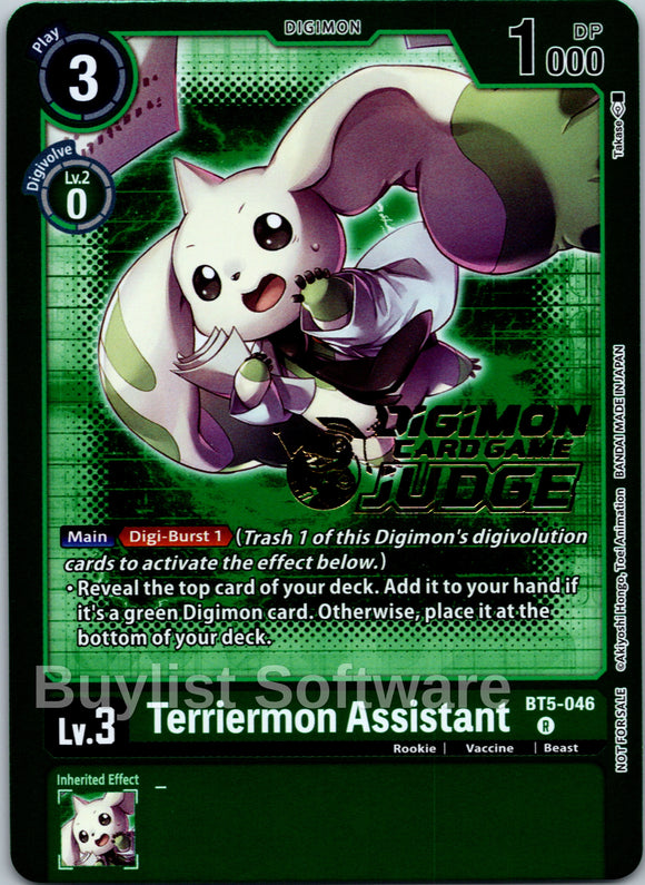 Terriermon Assistant (Judge Pack 4) [BT5-046] [Battle of Omni] Foil