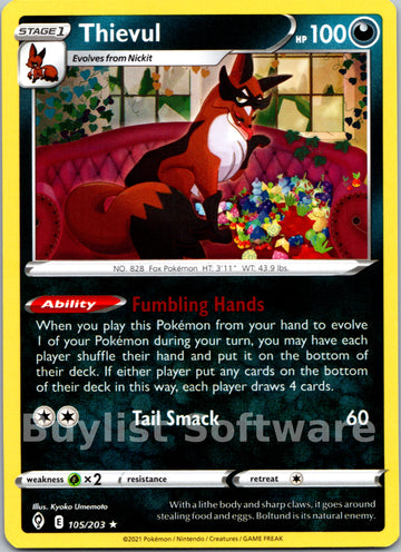 Thievul [105/203] [Evolving Skies]