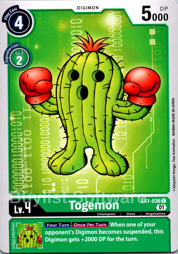 Togemon [EX1-036] [Classic Collection]