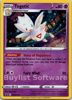 Togetic [SWSH276] [Sword & Shield Promo Cards] Holofoil