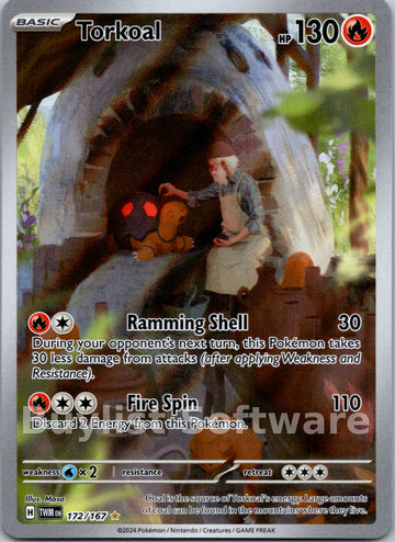 Torkoal [172/167] [Twilight Masquerade] Holofoil