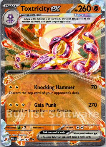 Toxtricity ex [100/182] [Paradox Rift] Holofoil