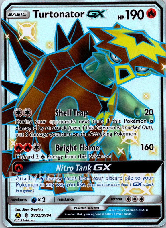 Turtonator GX [SV52/SV94] [ Shiny Vault] Holofoil