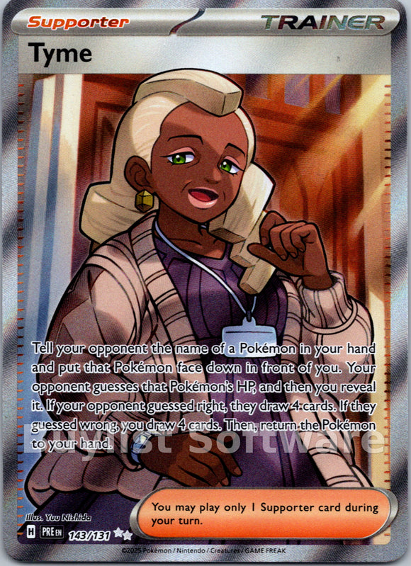 Tyme [143/131] [Prismatic Evolutions] Holofoil