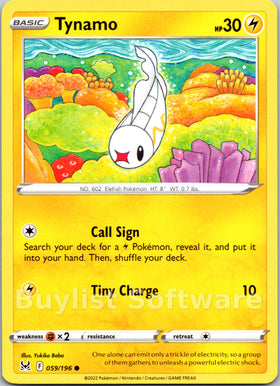 Tynamo [059/196] [Lost Origin]