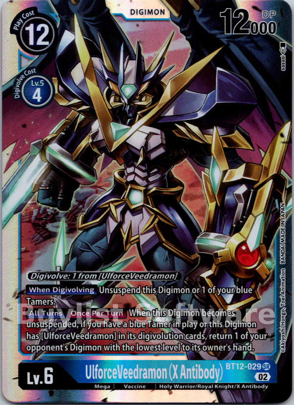 UlforceVeedramon (X Antibody) [BT12-029] [Across Time] Foil