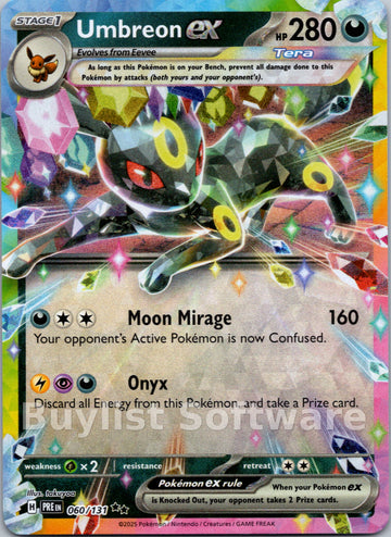 Umbreon ex [060/131] [Prismatic Evolutions] Holofoil