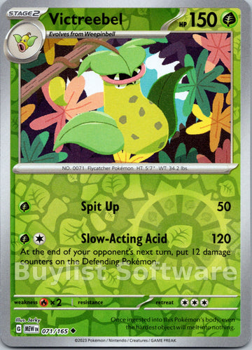 Victreebel [071/165] [Scarlet & Violet 151] Reverse Holofoil