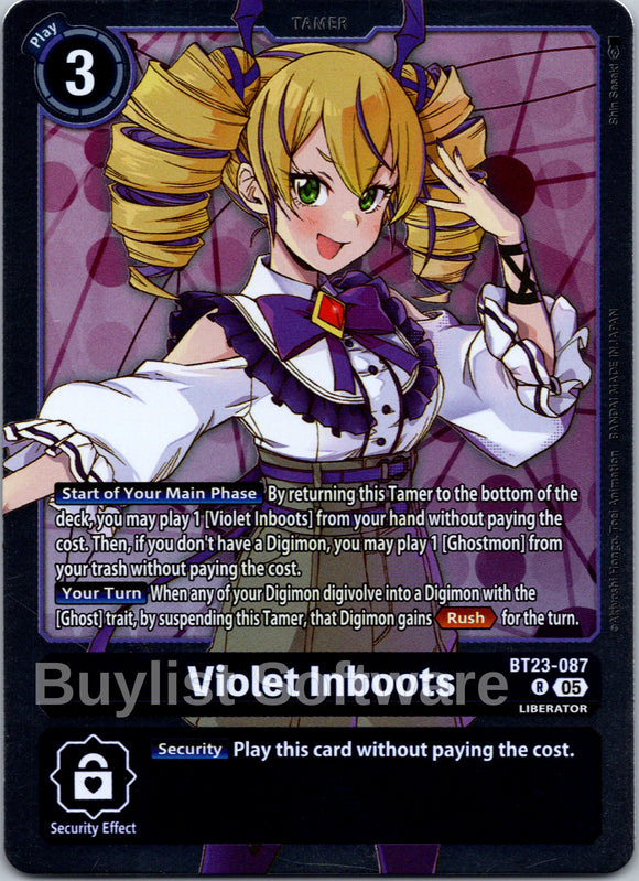 Violet Inboots [BT23-087] [Hackers' Slumber] Foil
