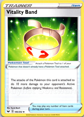 Vitality Band [185/202] [Sword & Shield Base Set]
