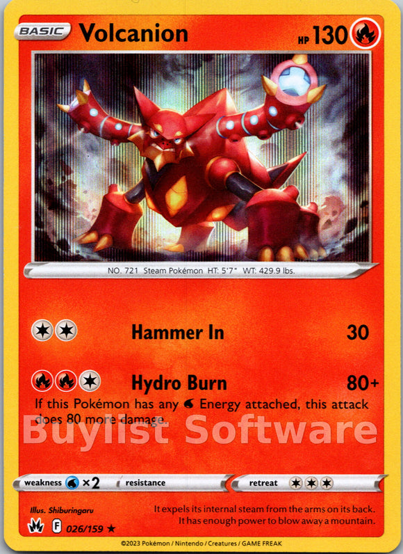 Volcanion [026/159] [Crown Zenith] Holofoil