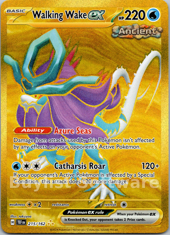 Walking Wake ex [215/162] [Temporal Forces] Holofoil