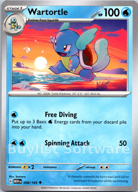 Wartortle [008/165] [Scarlet & Violet 151]