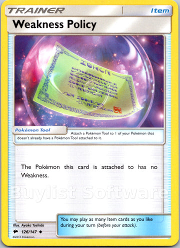 Weakness Policy [126/147] [Burning Shadows]