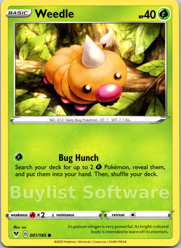 Weedle [001/185] [Vivid Voltage]