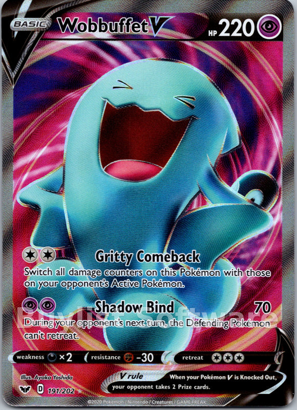 Wobbuffet V [191/202] [Sword & Shield Base Set] Holofoil