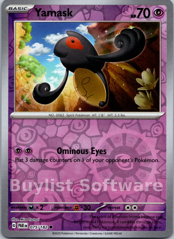 Yamask [075/182] [Paradox Rift] Reverse Holofoil