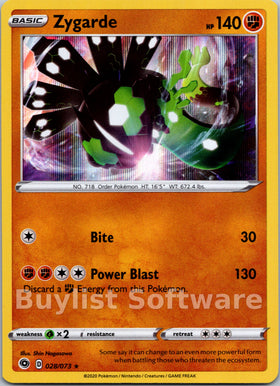 Zygarde [28/73] [Champion's Path] Holofoil