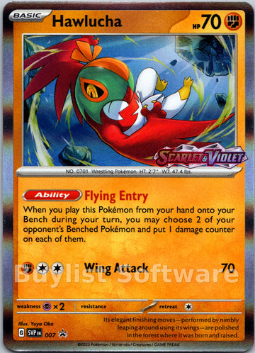 Hawlucha (Scarlet & Violet Promo Cards Stamped)
