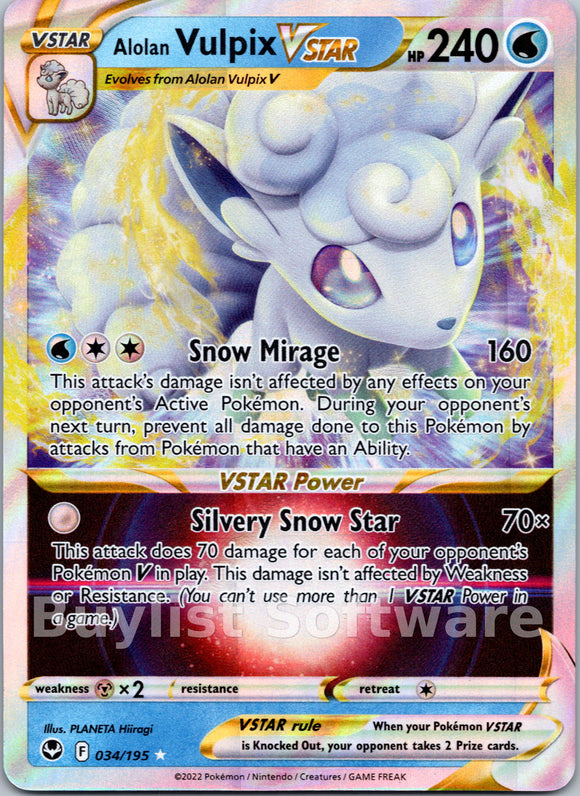 Alolan Vulpix VSTAR