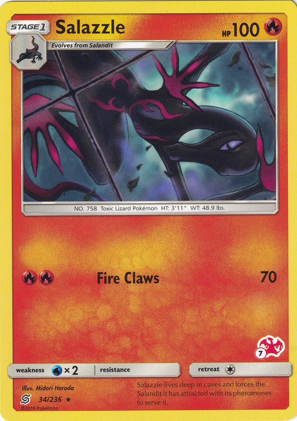 Salazzle (#7 Charizard Stamped)