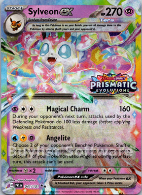 Sylveon ex (Prismatic Evolutions Stamp)