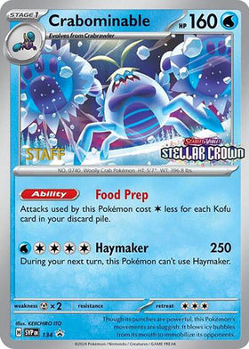 Crabominable (Staff Stamped)