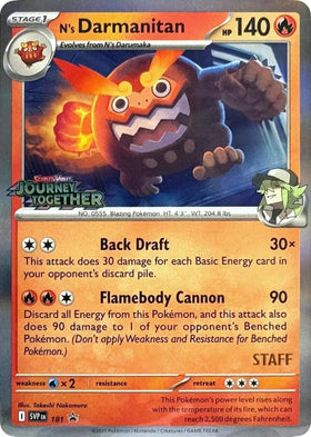 N's Darmanitan (Staff Stamped)