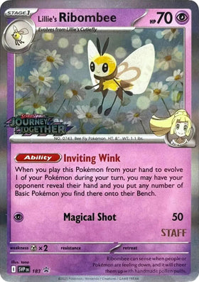 Lillie's Ribombee (Staff Stamped)