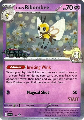 Lillie's Ribombee (Staff Stamped)