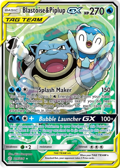 Blastoise & Piplup GX