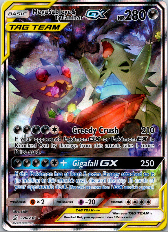 Mega Sableye & Tyranitar GX