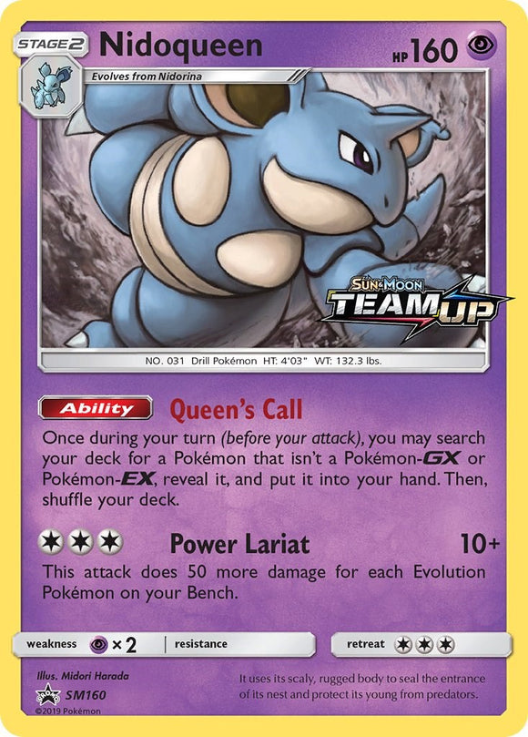 Nidoqueen (Team Up Stamped)