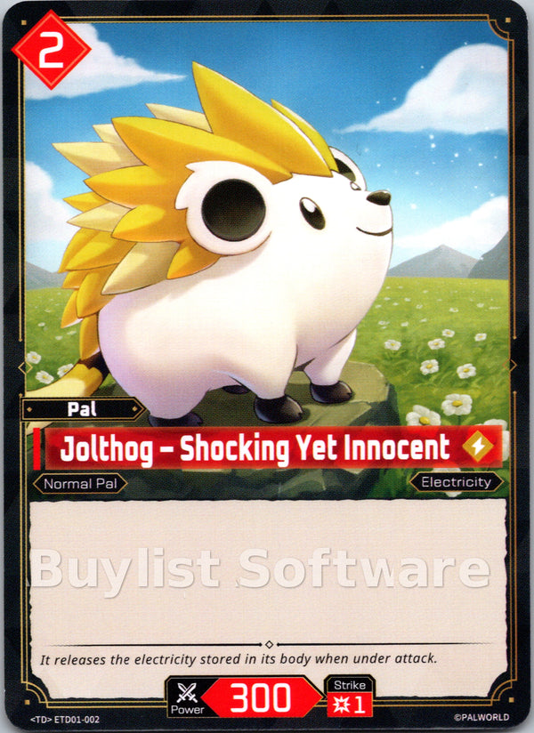 Jolthog – Shocking Yet Innocent