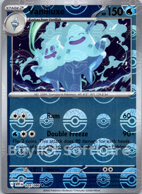 Vanilluxe (Poke Ball Pattern) [029/086] [White Flare] Holofoil