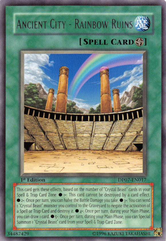 Ancient City - Rainbow Ruins [DP07-EN017] - (Rare) 1st Edition