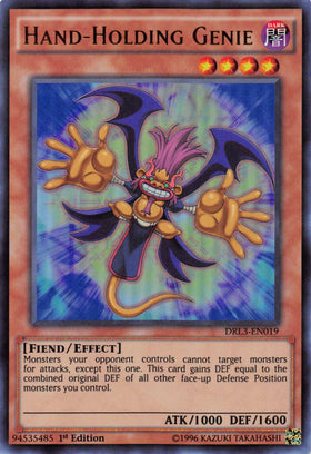 Hand-Holding Genie [DRL3-EN019] Ultra Rare