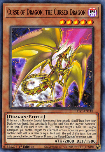 Curse of Dragon, the Cursed Dragon [LDS1-EN118] Ultra Rare